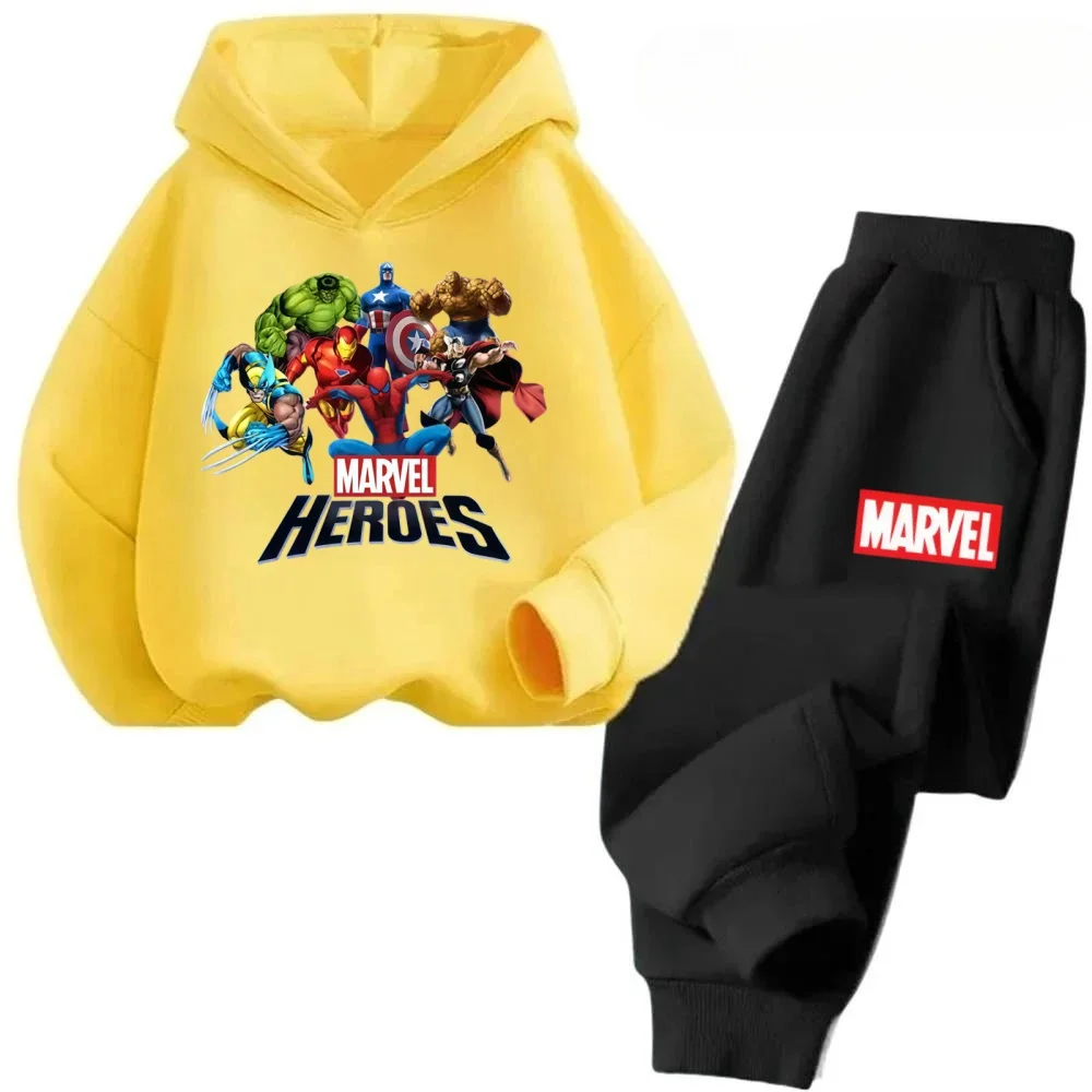Iron Man Kids 2PCS Hooded Tracksuit Marvel Super Hero Print Long Sleeve Sweatshirt Pants Boys Girls Casual Outfits
Iron Man Kids 2PCS Hooded Tracksuit Marvel Super Hero Print Long Sleeve Sweatshirt Pants Boys Girls Casual Outfits