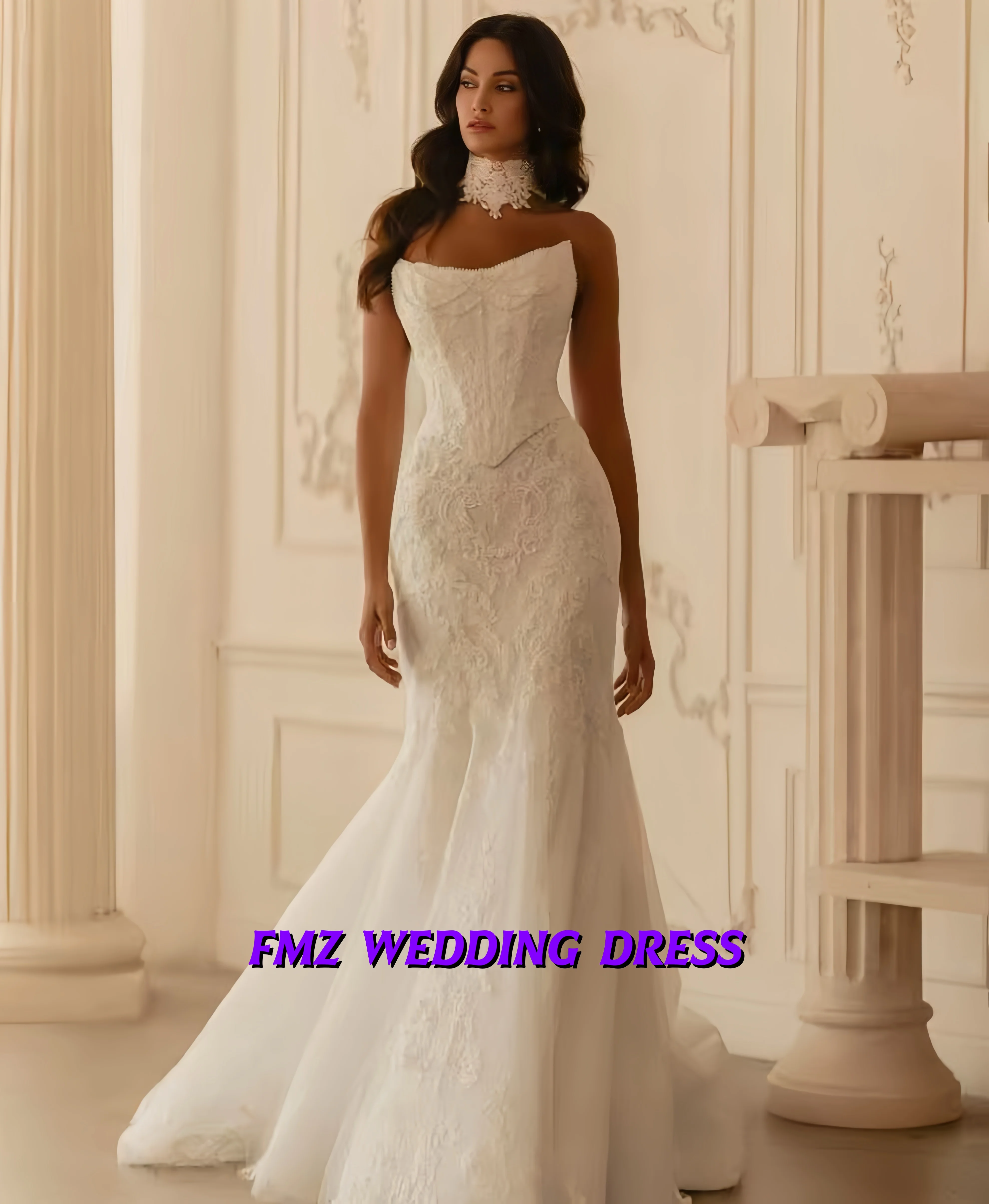 Свадебное платье на заказ, без бретелек, без рукавов, в стиле русалка, сексуальное, кружевное, свадебное платье, vestidos de novia
Свадебное платье на заказ, без бретелек, без рукавов, в стиле русалка, сексуальное, кружевное, свадебное платье, vestidos de novia