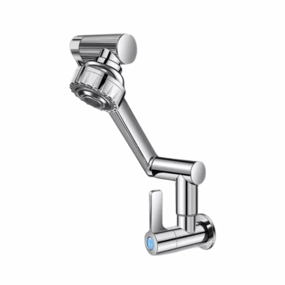 360° Rotating Robotic Arm Faucet Adjustable Hot and Cold Water Dual Mode Faucet High Pressure Flexible 360°Rotating Bibcock
360° Rotating Robotic Arm Faucet Adjustable Hot and Cold Water Dual Mode Faucet High Pressure Flexible 360°Rotating Bibcock