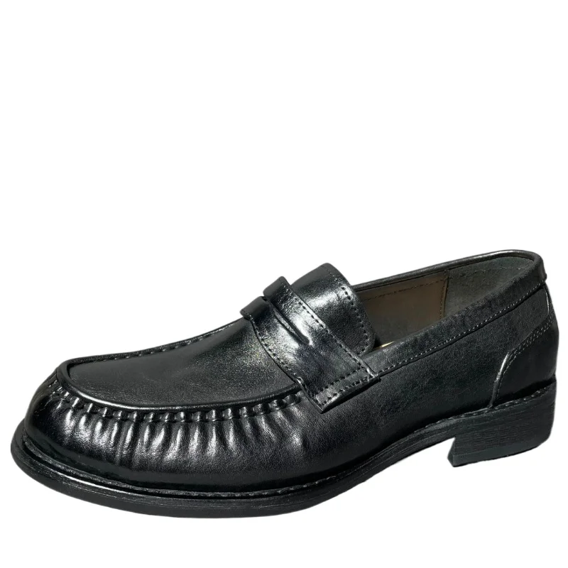 European/American Pleated Process Design Washed Horseskin Loafers Shoes for Men's Retro Leather Shoes Men Commuting Casual Shoes
European/American Pleated Process Design Washed Horseskin Loafers Shoes for Men's Retro Leather Shoes Men Commuting Casual Shoes