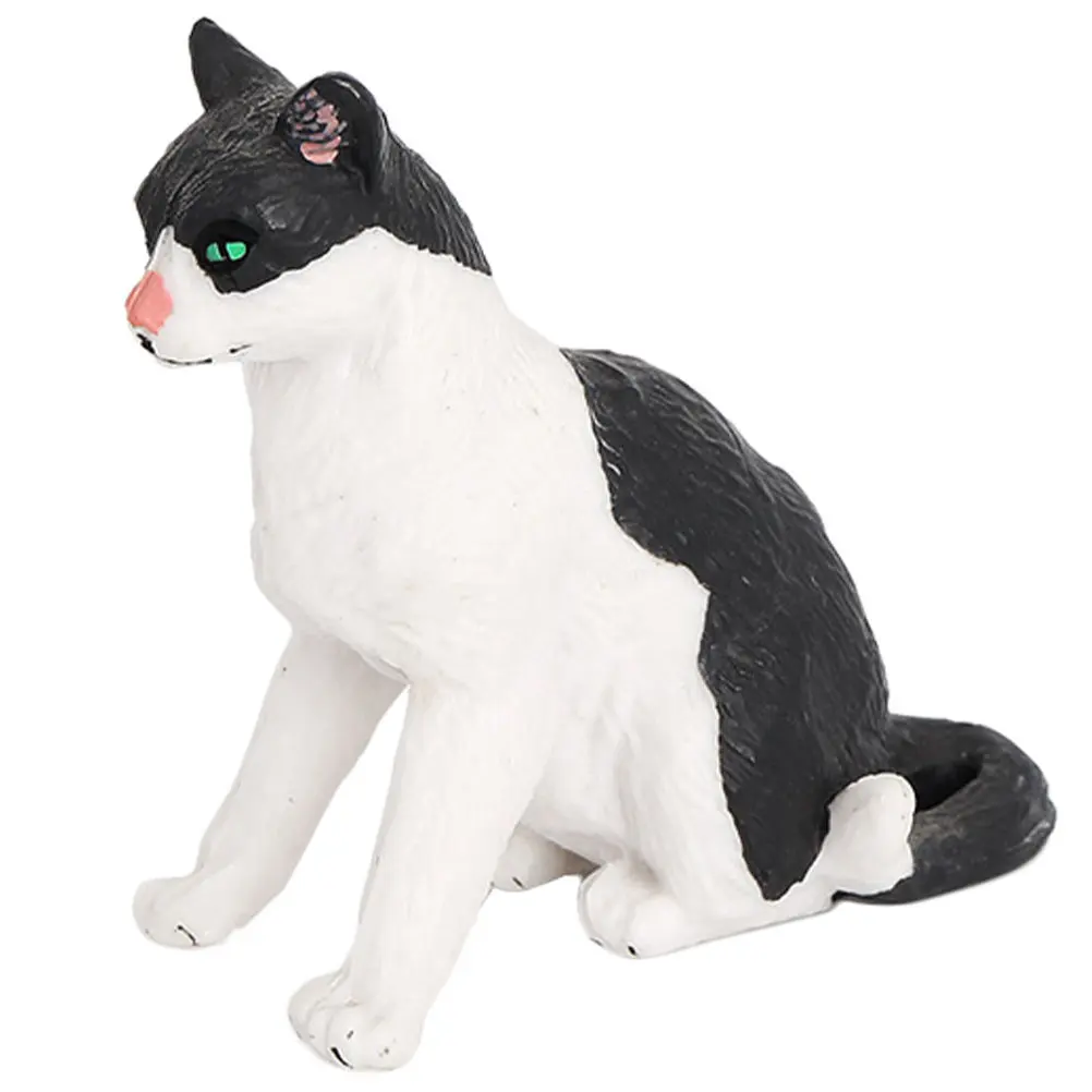 Adorable Plastic Cat Simulation Desktop Decorative Creative Craft Miniature Animal Ornament Simulation Cat Model
Adorable Plastic Cat Simulation Desktop Decorative Creative Craft Miniature Animal Ornament Simulation Cat Model