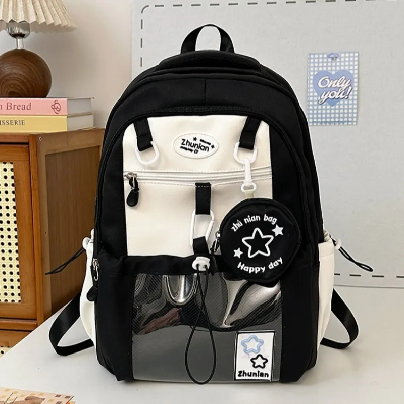 Cute Girls Backpack High Appearance Student Schoolbag Large Capacity Light Travel Daypack For Junior High Senior High
Cute Girls Backpack High Appearance Student Schoolbag Large Capacity Light Travel Daypack For Junior High Senior High