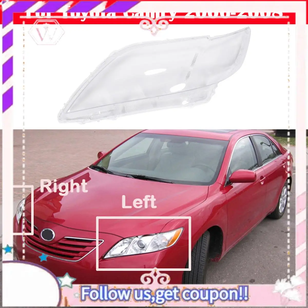 Portable 2 Pcs For Toyota Camry 2006 2007 2008 Car Right Left Side Headlight Clear Lens Cover Head Light Lamp Lampshade Shell
Portable 2 Pcs For Toyota Camry 2006 2007 2008 Car Right Left Side Headlight Clear Lens Cover Head Light Lamp Lampshade Shell