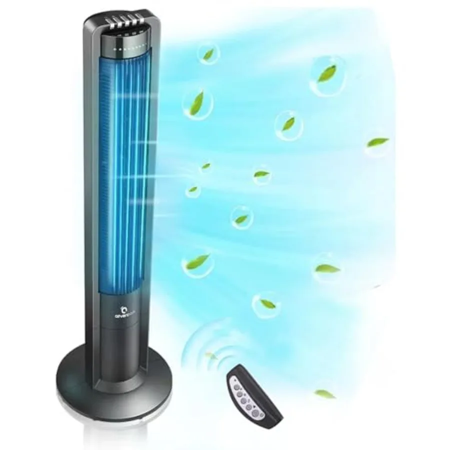 115° Oscillating Modern Tower Fan for Bedroom, 43'' Standing Fan with Remote, 7.5H Timer, 28dB Ultra Quiet Cooling Floor Fan fo
115° Oscillating Modern Tower Fan for Bedroom, 43'' Standing Fan with Remote, 7.5H Timer, 28dB Ultra Quiet Cooling Floor Fan fo