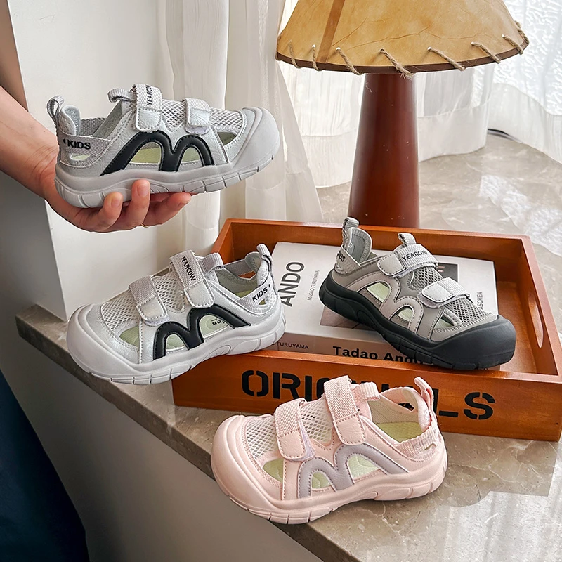 Girls Sport Sandals Mesh Breathable Kids Outdoor Shoes Anti-slip Rubber Toe 2026 New Children Casual Shoes Cute Soft Bottom
Girls Sport Sandals Mesh Breathable Kids Outdoor Shoes Anti-slip Rubber Toe 2026 New Children Casual Shoes Cute Soft Bottom