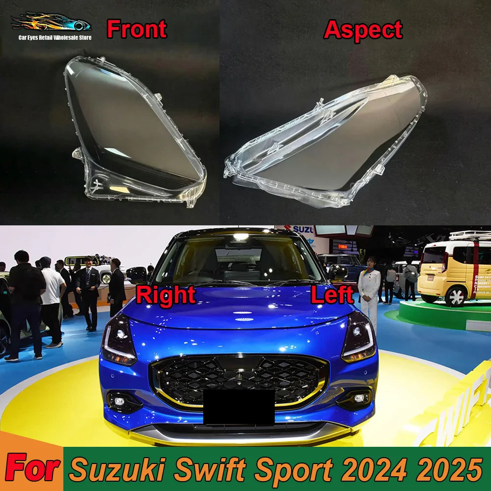 For Suzuki Swift Sport 2024 2025 Car Accessories Transparent Headlight Shade Cover Lampshade Case Headlamp Shell Lens Plexiglass
For Suzuki Swift Sport 2024 2025 Car Accessories Transparent Headlight Shade Cover Lampshade Case Headlamp Shell Lens Plexiglass