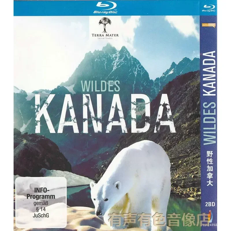 Nature Documentary Wild Canada Genuine High Definition BD Blu-ray 2 Disc
Nature Documentary Wild Canada Genuine High Definition BD Blu-ray 2 Disc