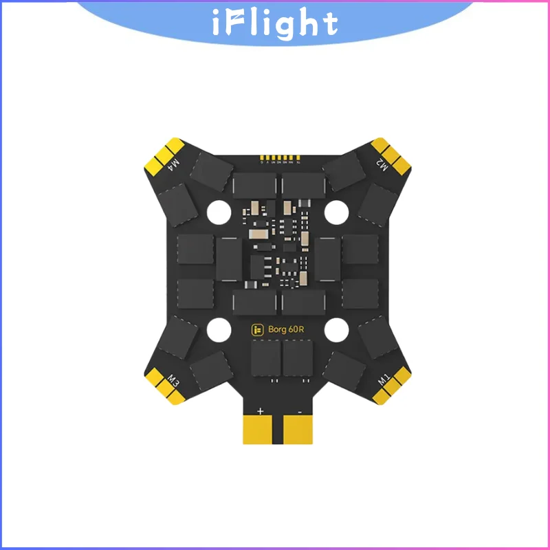 iFlight Borg 60R 3-8S 4-в-1 ESC с монтажными отверстиями 20x20 мм для гоночных деталей FPV
iFlight Borg 60R 3-8S 4-в-1 ESC с монтажными отверстиями 20x20 мм для гоночных деталей FPV