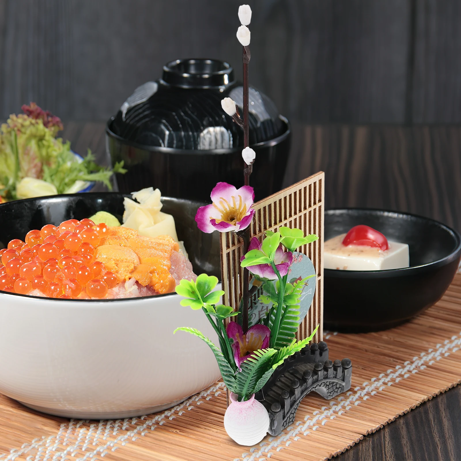 Artificial Flower Sushi Plate Decor for Platter Japanese Supply Non Fading Stable Base Practical Use Dining Space Cultural
Artificial Flower Sushi Plate Decor for Platter Japanese Supply Non Fading Stable Base Practical Use Dining Space Cultural