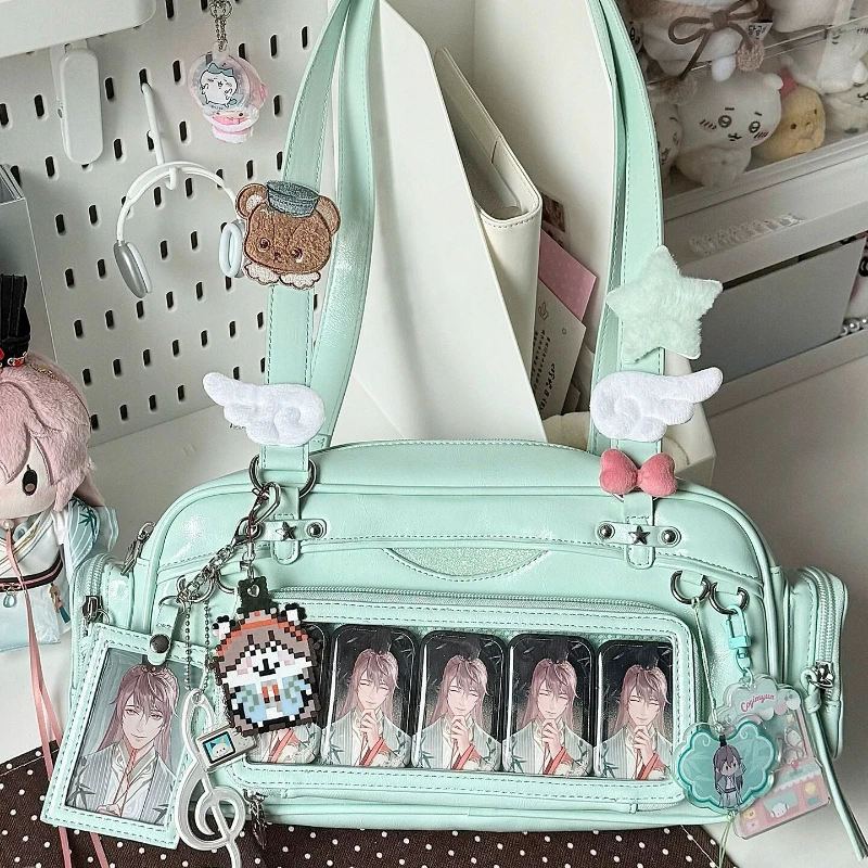 Japanese Original Animation Lta Bag Valley Beauty Student Party Star Chasing Concert Small Card Cover Shoulder Boston Bag Girl
Japanese Original Animation Lta Bag Valley Beauty Student Party Star Chasing Concert Small Card Cover Shoulder Boston Bag Girl