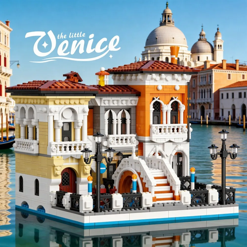 2926PCS Venice Water City Architecture Model - Italian Canal Building Blocks, Creative Display Gift for Travel & History Lovers
2926PCS Venice Water City Architecture Model - Italian Canal Building Blocks, Creative Display Gift for Travel & History Lovers