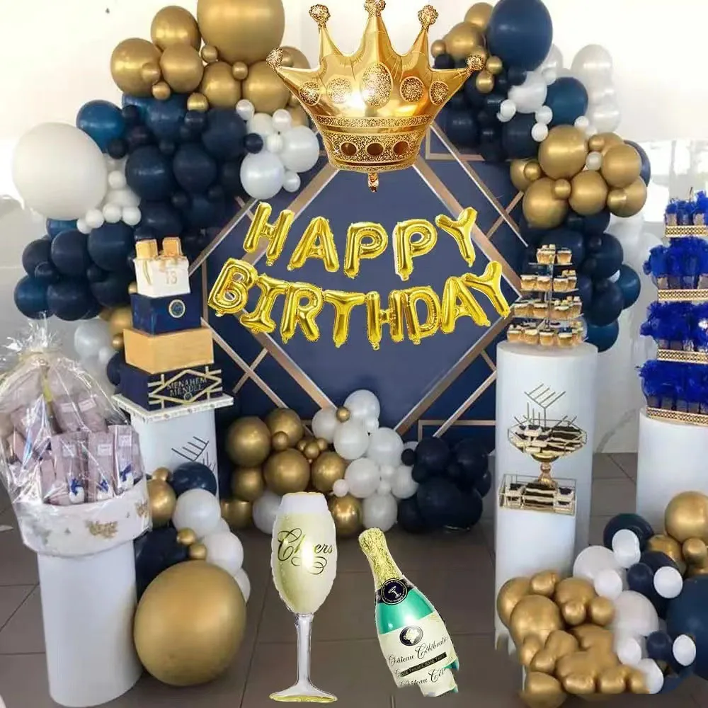 2sets Hot Sale Night Blue Metallic Latex Garland Balloon Set for Wedding Birthday Scene Decoration
2sets Hot Sale Night Blue Metallic Latex Garland Balloon Set for Wedding Birthday Scene Decoration