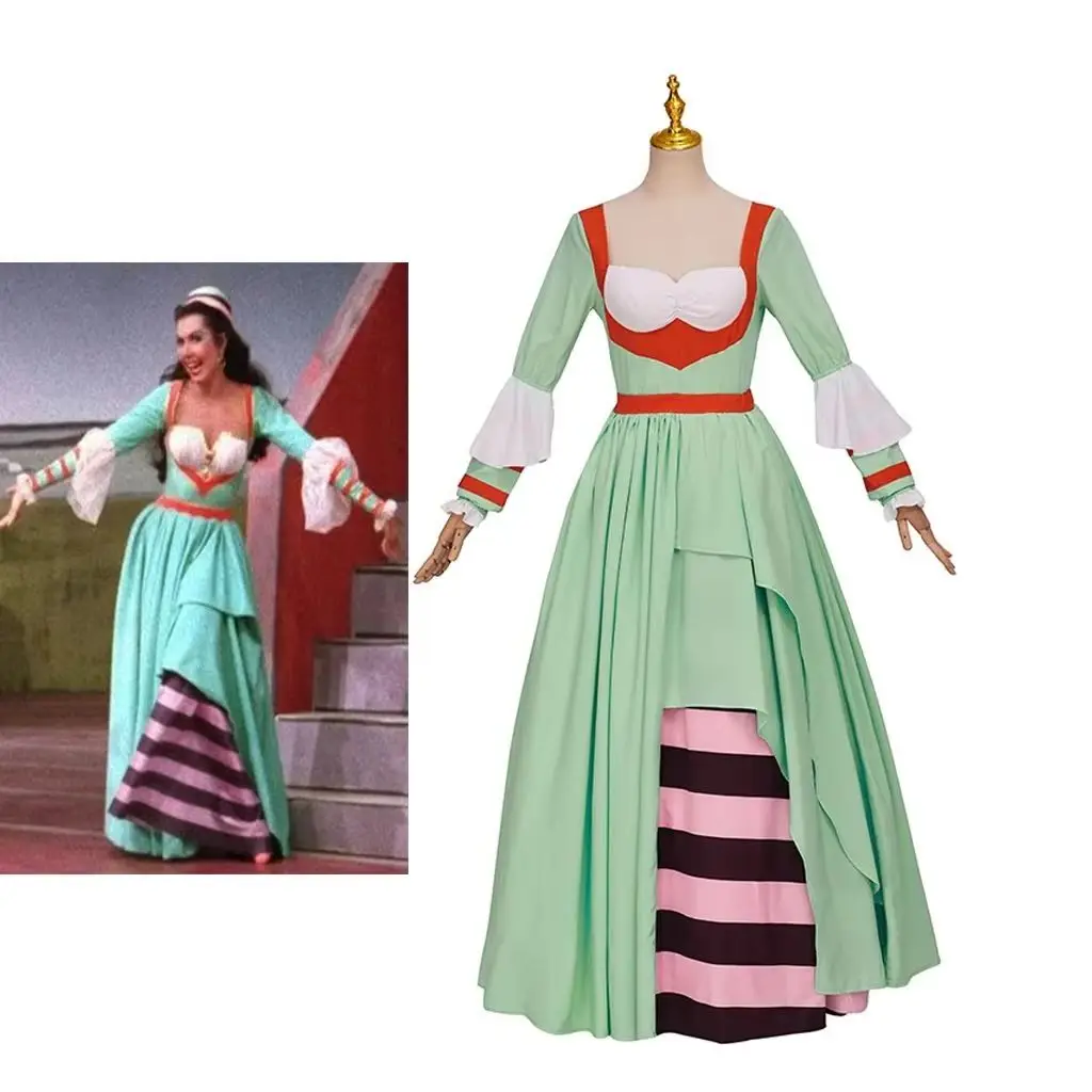 Костюм Бьянки из музыкального мюзикла «Поцелуй меня, Кейт» (Ann Miller), викторианское зеленое платье принцессы, бальное платье для театральных и бродвейских шоу
Костюм Бьянки из музыкального мюзикла «Поцелуй меня, Кейт» (Ann Miller), викторианское зеленое платье принцессы, бальное платье для театральных и бродвейских шоу