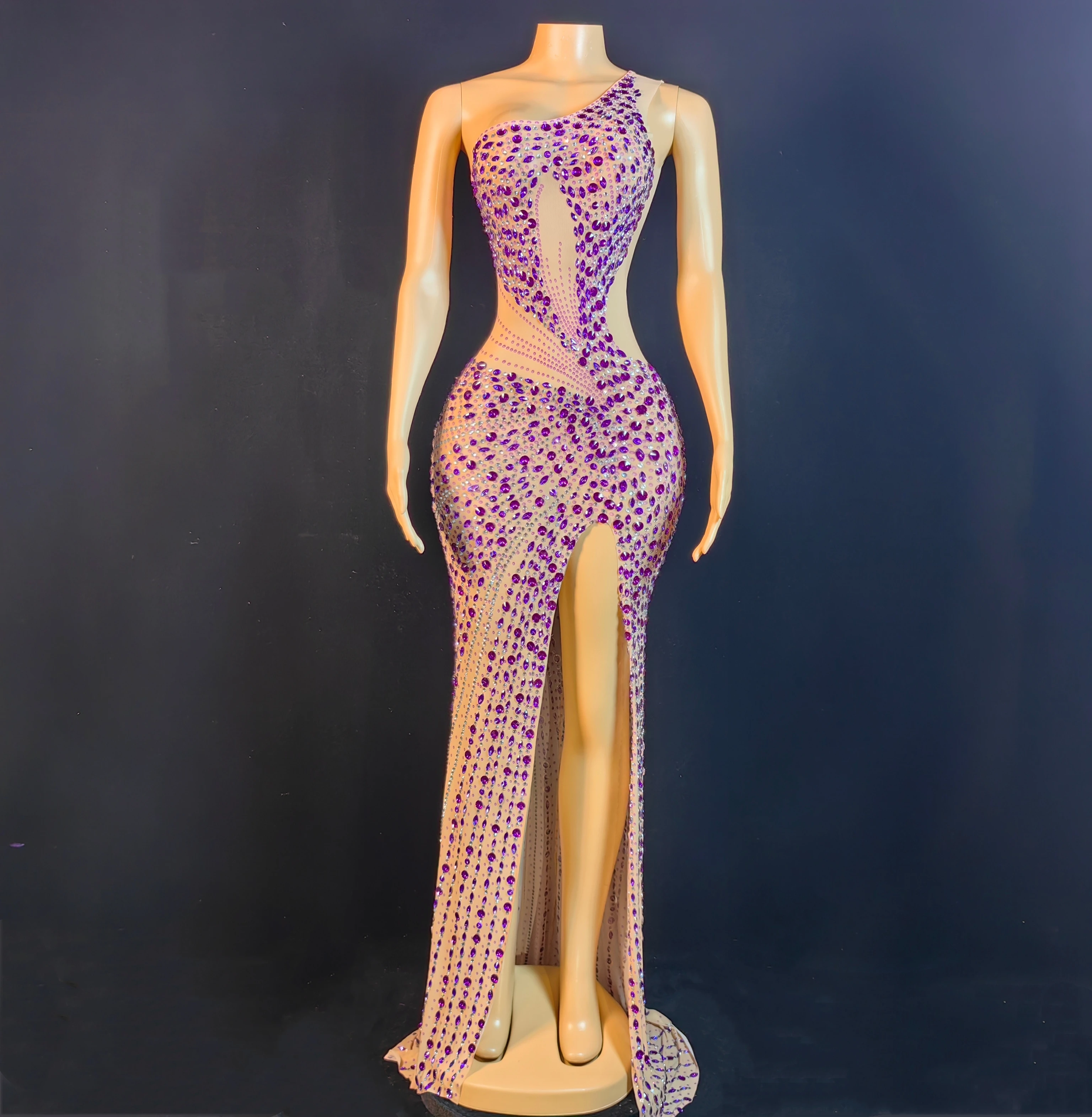 Women Sparkly Rhinestones Birthday Party Performance Stage Long Dress 2025 Drag Queen Outfit
Women Sparkly Rhinestones Birthday Party Performance Stage Long Dress 2025 Drag Queen Outfit