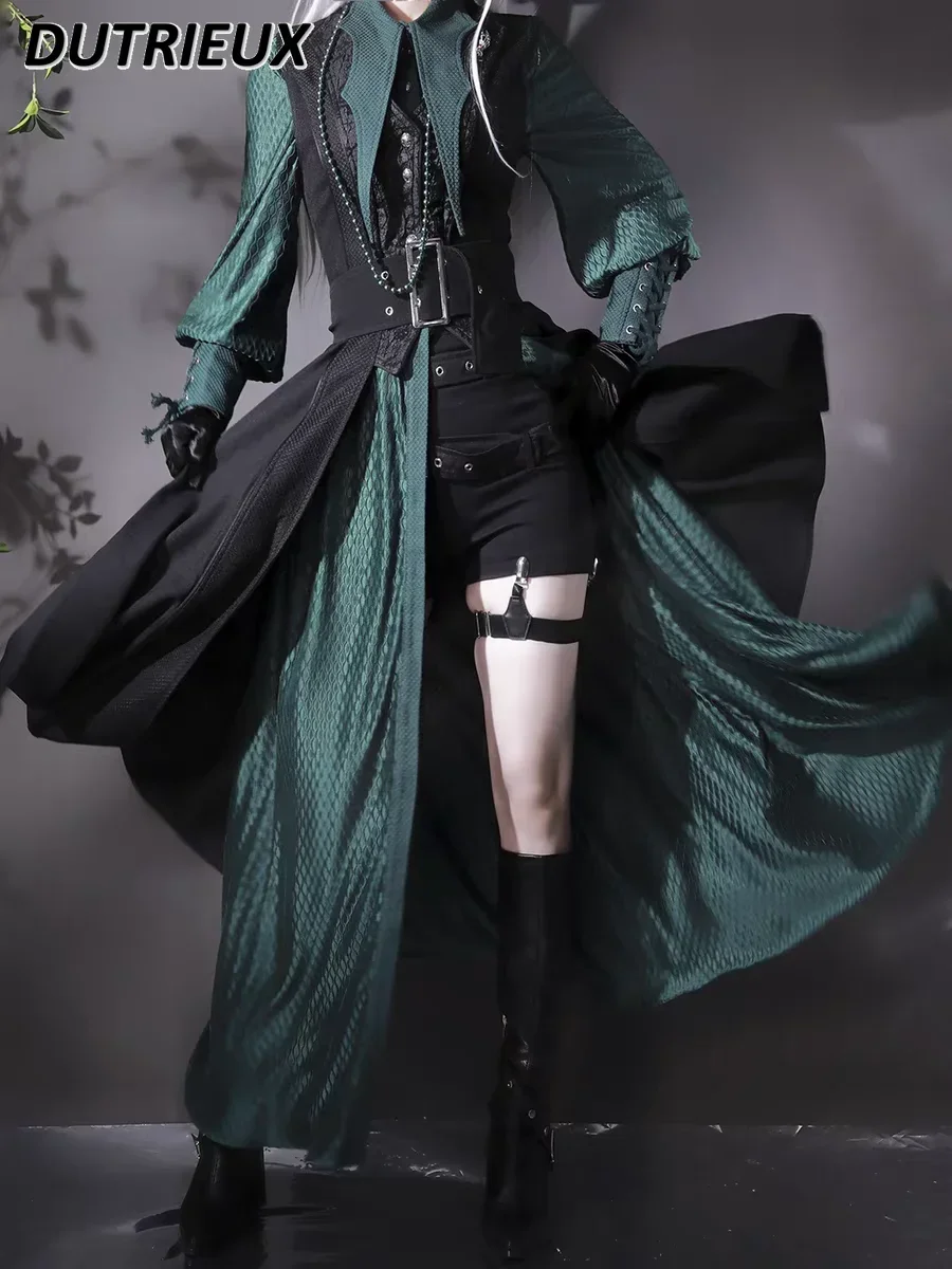 2025 Japanese Goth Lolita Long Retro Slim-fit Vest Jacket and Single Breasted Long-sleeved Shirt Shorts Handsome Suit
2025 Japanese Goth Lolita Long Retro Slim-fit Vest Jacket and Single Breasted Long-sleeved Shirt Shorts Handsome Suit
