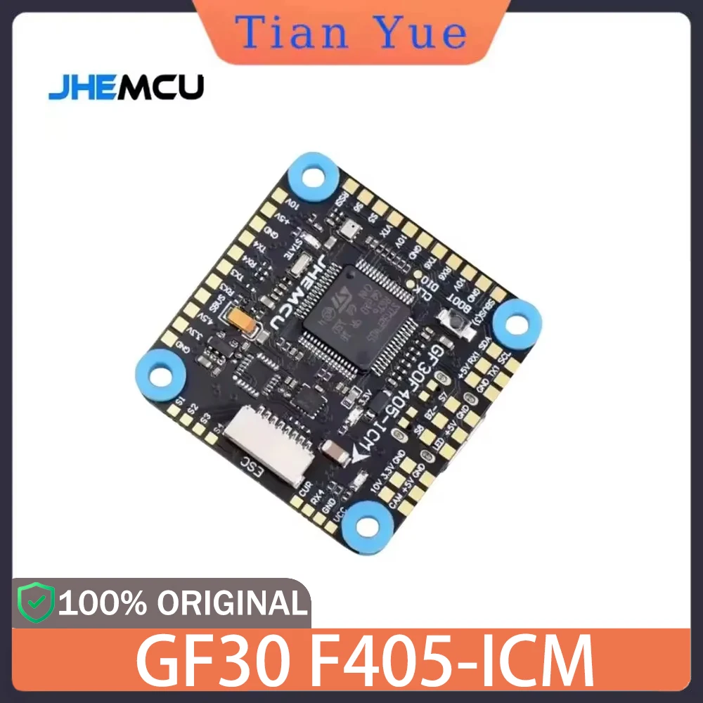 JHEMCU GF30F405 Flight Controller ICM42688 Baro OSD BlackBox 5V10V BEC 3S8S 30X30mm Top Choice for RC FPV Freestyle Drone Pilots
JHEMCU GF30F405 Flight Controller ICM42688 Baro OSD BlackBox 5V10V BEC 3S8S 30X30mm Top Choice for RC FPV Freestyle Drone Pilots