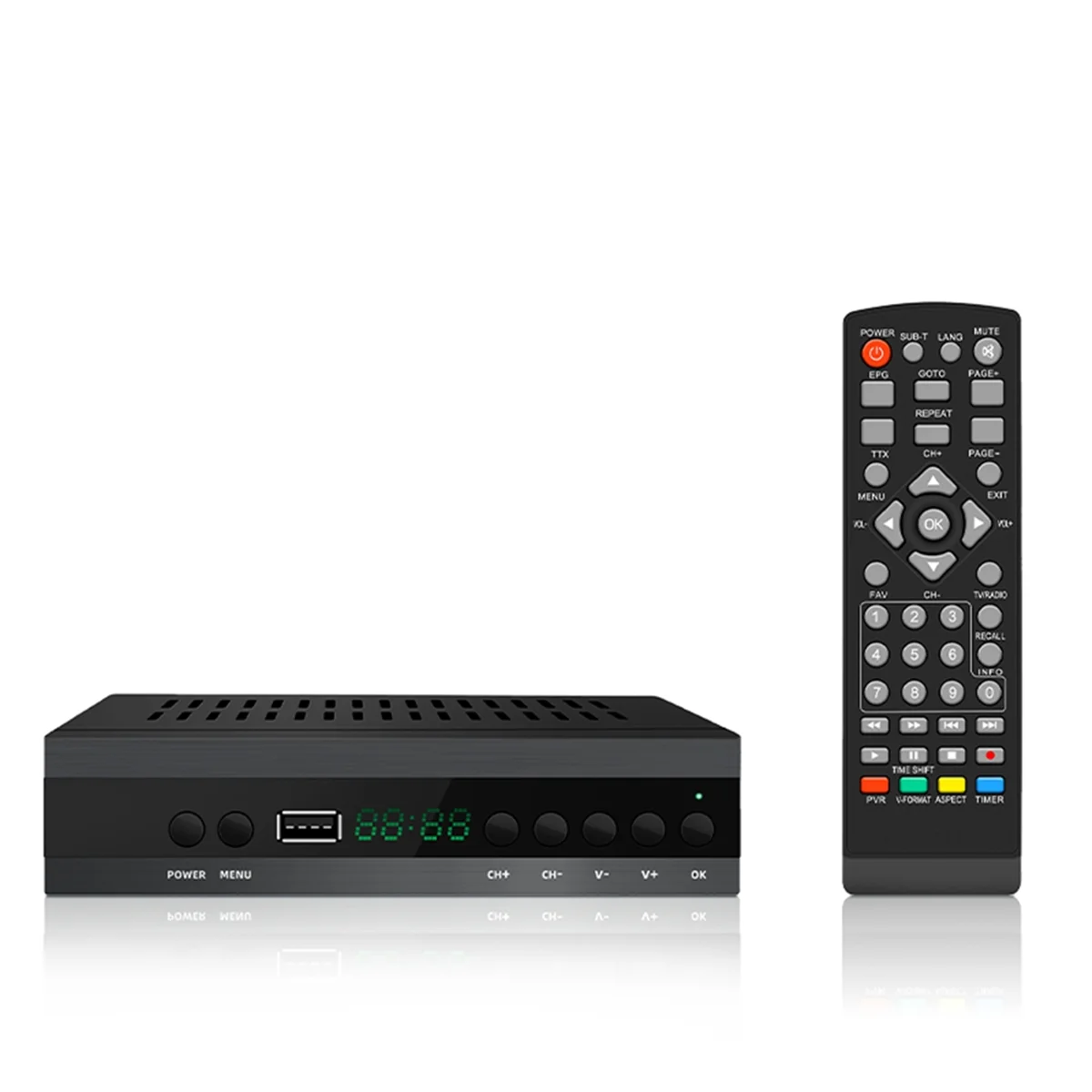 ТВ-приемник Испания DVB T2 H265 декодер TDT 1080p Full Hd DVBT2 H265 10-битный декодер тв-приставка вилка европейского стандарта
ТВ-приемник Испания DVB T2 H265 декодер TDT 1080p Full Hd DVBT2 H265 10-битный декодер тв-приставка вилка европейского стандарта