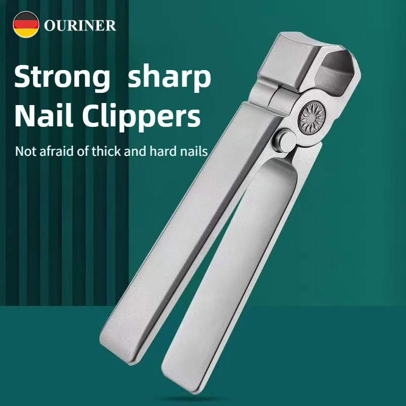 Wide Jaw Stainless Steel Nail Clippers Curved Concave Blade Odorless Tool for Tough Thick Fingernail and Toenail Cutting
Wide Jaw Stainless Steel Nail Clippers Curved Concave Blade Odorless Tool for Tough Thick Fingernail and Toenail Cutting