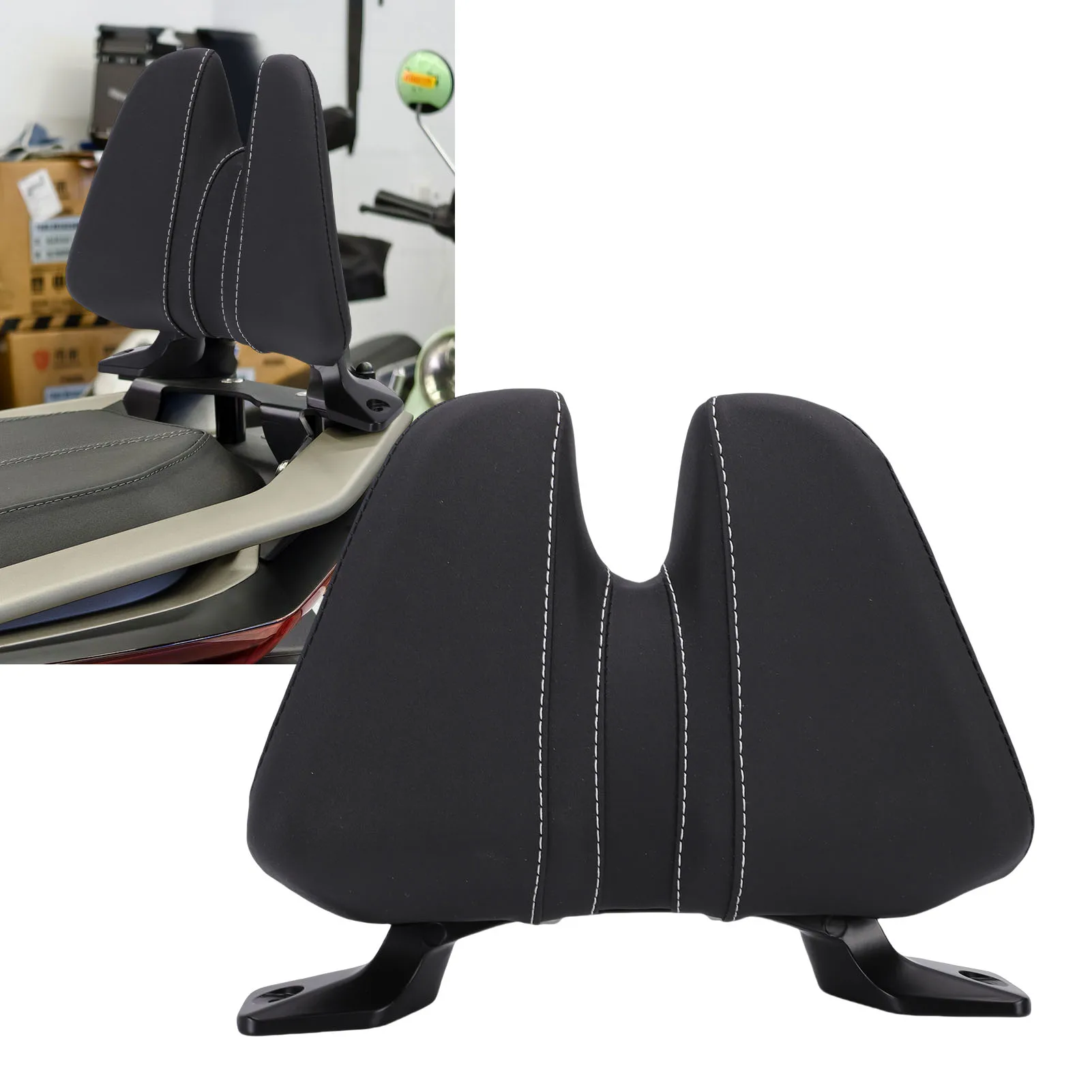 Motorcycle Backrest Passenger Backrest Sissy Bar High Elasticity Waterproofing Stylish Replacement for ZONTES 368G 2024-2026
Motorcycle Backrest Passenger Backrest Sissy Bar High Elasticity Waterproofing Stylish Replacement for ZONTES 368G 2024-2026