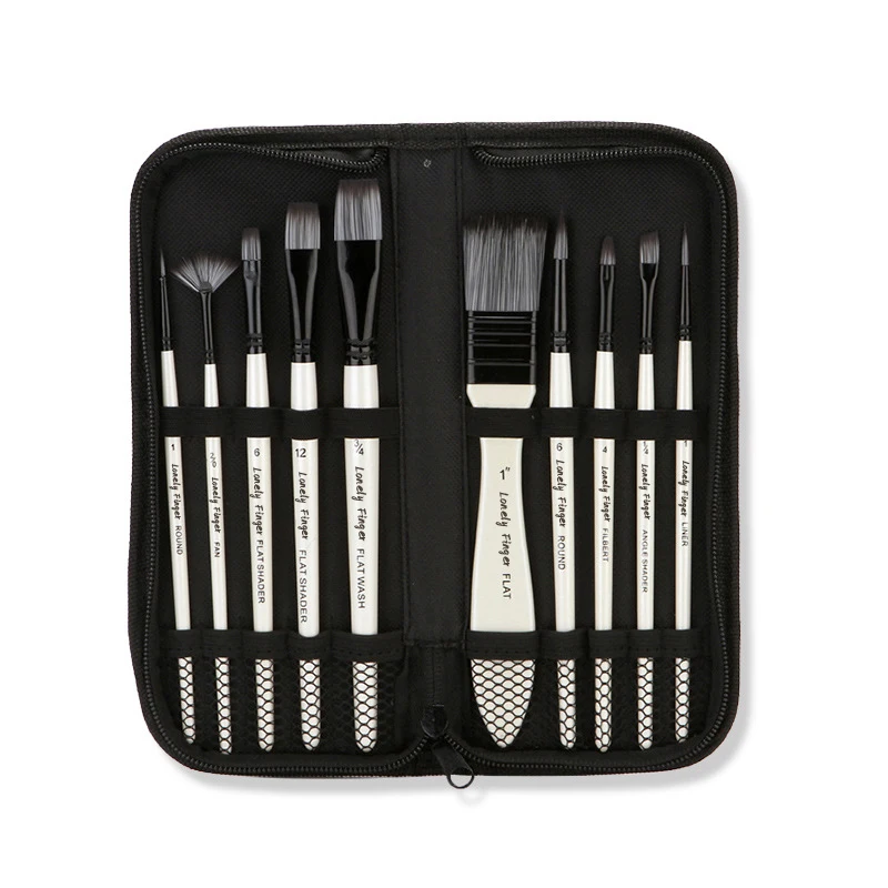 10/12pcs Paint Brushes Set with Bag, Professional Acrylic Paint Brushes, Artist Series Paint Painting for Oil, Watercolor, Gouac
10/12pcs Paint Brushes Set with Bag, Professional Acrylic Paint Brushes, Artist Series Paint Painting for Oil, Watercolor, Gouac