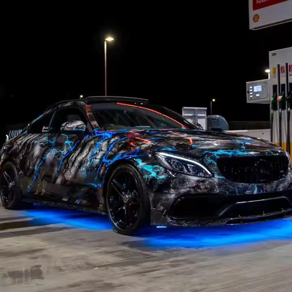 1.52*20 Metre PET Custom Design lightning Car Vinyl Wrap Vehicle Wraps
1.52*20 Metre PET Custom Design lightning Car Vinyl Wrap Vehicle Wraps