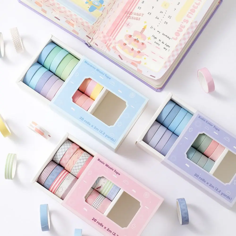 DIY Arts Crafts Thin Masking Tape Multiple Colors Gift Wrapping Tape Set Handbook Tape Decoration Decorative Tape
DIY Arts Crafts Thin Masking Tape Multiple Colors Gift Wrapping Tape Set Handbook Tape Decoration Decorative Tape