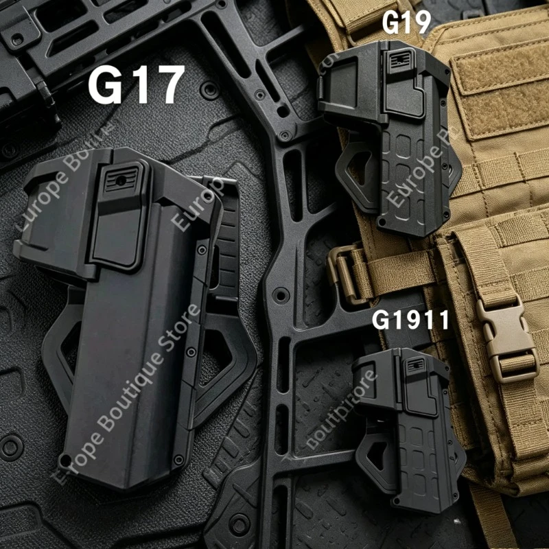 Quick Draw Holster 9mm .45 Caliber Waist Mount with Flashlight Tactical Outdoor Training Gear Standard Duty Holster
Quick Draw Holster 9mm .45 Caliber Waist Mount with Flashlight Tactical Outdoor Training Gear Standard Duty Holster