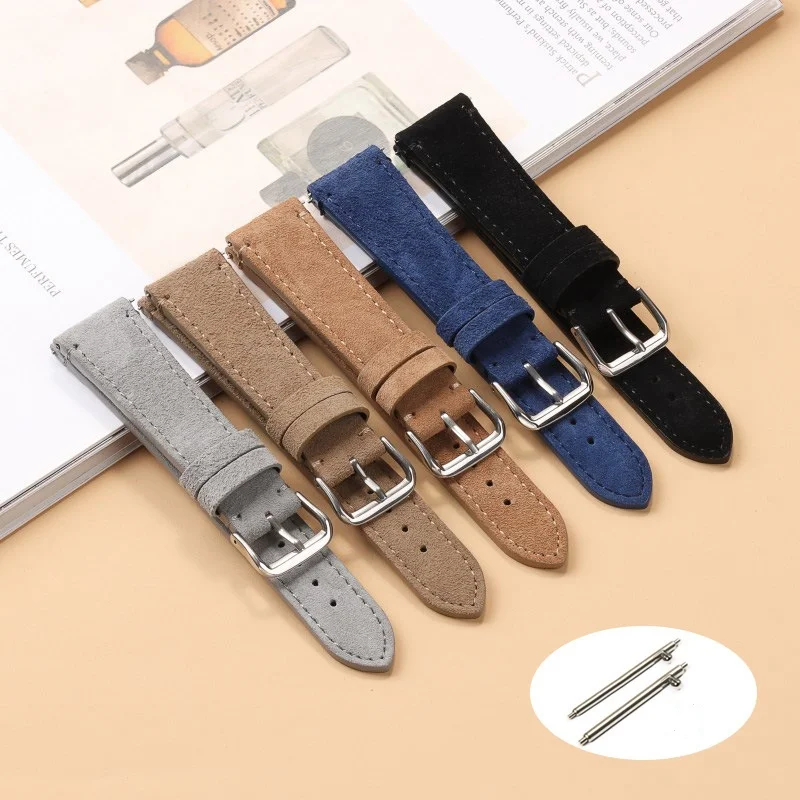 20mm 22mm Quick Release Suede Vintage Leather Watch Strap Metal Pin Watch Buckle Band for Universal Waterproof Watch Bracelet
20mm 22mm Quick Release Suede Vintage Leather Watch Strap Metal Pin Watch Buckle Band for Universal Waterproof Watch Bracelet