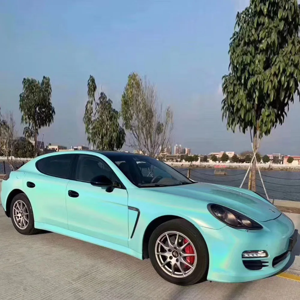 Wrapmaster Full roll Glossy rainbow holographic Laser light green auto Wraps Car Vinyl wrap color change film
Wrapmaster Full roll Glossy rainbow holographic Laser light green auto Wraps Car Vinyl wrap color change film