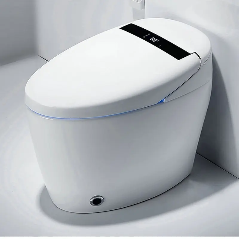 White ceramic home fully automatic intelligent toilet,voice controlled toilet with night light,thermostatic seat toilet YX640RX
White ceramic home fully automatic intelligent toilet,voice controlled toilet with night light,thermostatic seat toilet YX640RX