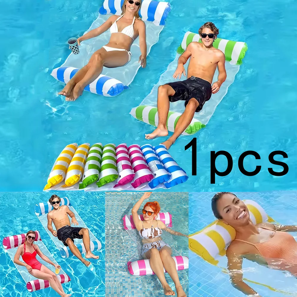 Foldable Water Hammock Summer Inflatable Floating Striped For Adult Swimming Mattress Sea Swim Ring Party Sunbathing Mattress
Foldable Water Hammock Summer Inflatable Floating Striped For Adult Swimming Mattress Sea Swim Ring Party Sunbathing Mattress