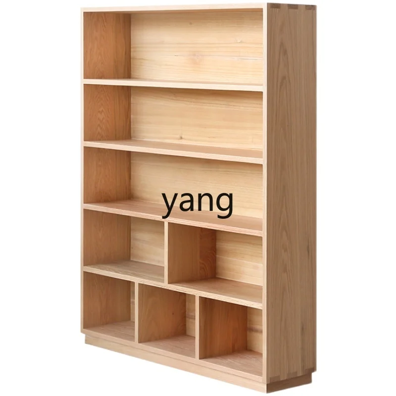 Lmm All solid wood bookshelf Floor-to-ceiling oak bookcase Lattice storage bookcase
Lmm All solid wood bookshelf Floor-to-ceiling oak bookcase Lattice storage bookcase