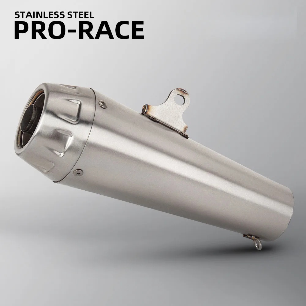 Universal 51mm 60mm interface Motorcycle exhaust quality muffler For SR250GT NMAX 155 WN7 CB500F MT-03 R6 Ninja 500 T700 RC 390
Universal 51mm 60mm interface Motorcycle exhaust quality muffler For SR250GT NMAX 155 WN7 CB500F MT-03 R6 Ninja 500 T700 RC 390