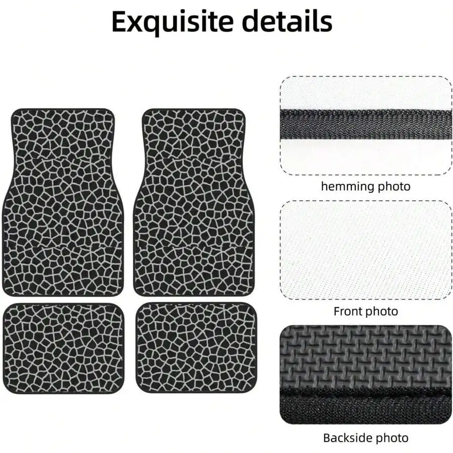 Black And White Giraffe Print Car Floor Mats Set Of Four Front Rear Auto Accessories
Black And White Giraffe Print Car Floor Mats Set Of Four Front Rear Auto Accessories