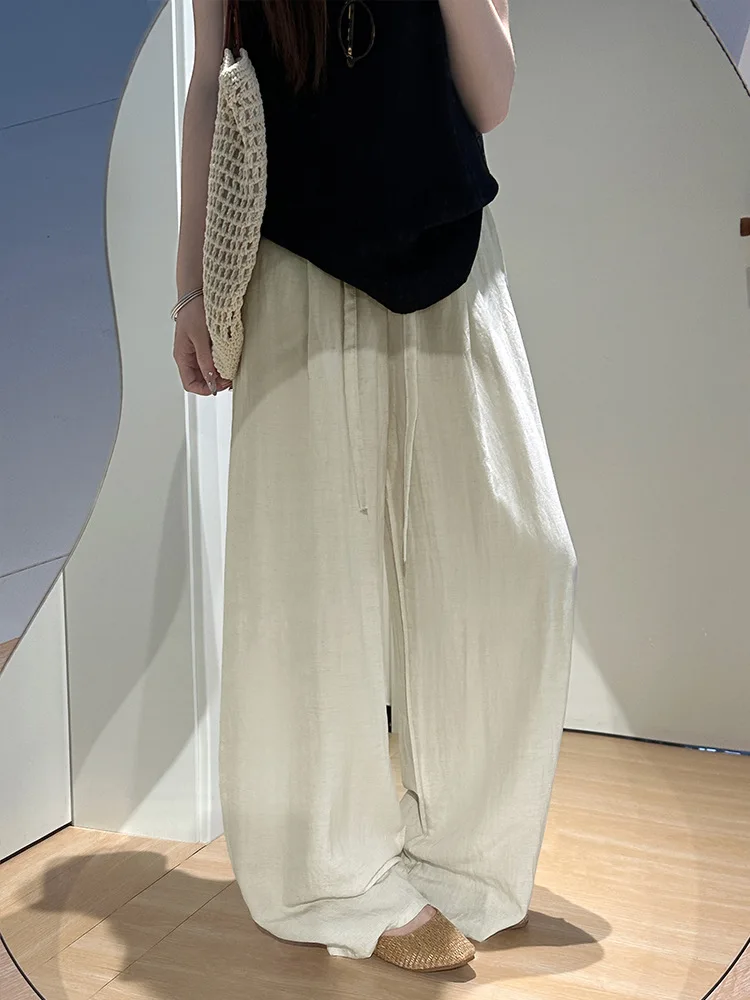 Широкие брюки, легкие женские летние эластичные атласные пляжные костюмы, быстросохнущая спортивная одежда в полоску, милые беговые шнурки, струящаяся ПР
Широкие брюки, легкие женские летние эластичные атласные пляжные костюмы, быстросохнущая спортивная одежда в полоску, милые беговые шнурки, струящаяся ПР