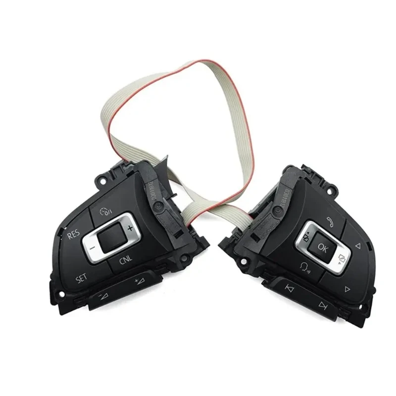 Multifunction Vehicle Steering Wheel Button Control Ergonomic Design For Multivan ABS Plastic Construction 7E0959442
Multifunction Vehicle Steering Wheel Button Control Ergonomic Design For Multivan ABS Plastic Construction 7E0959442