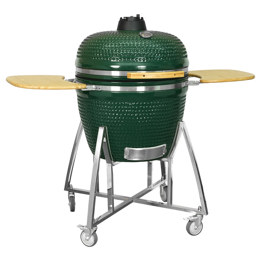 26-дюймовые зеленые угольные грили для барбекю Asador De Carbon Керамический гриль для барбекю Производитель Большой
26-дюймовые зеленые угольные грили для барбекю Asador De Carbon Керамический гриль для барбекю Производитель Большой