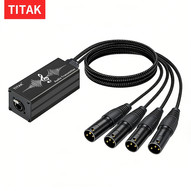 RJ45 Cat5/Cat6 Ethernet Extender Cable to 4 Channel 3Pin XLR for Live Stage,Sound,Lighting,Audio Recording Studio
RJ45 Cat5/Cat6 Ethernet Extender Cable to 4 Channel 3Pin XLR for Live Stage,Sound,Lighting,Audio Recording Studio
