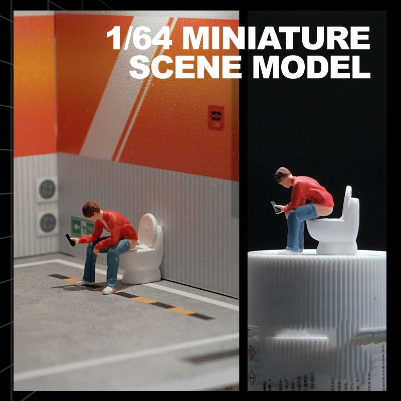 1/64 Figures Toilet Boy Model Diorama Garage Scenes Minifigure Model Kit DIY Craft Toys Miniatura Figure
1/64 Figures Toilet Boy Model Diorama Garage Scenes Minifigure Model Kit DIY Craft Toys Miniatura Figure