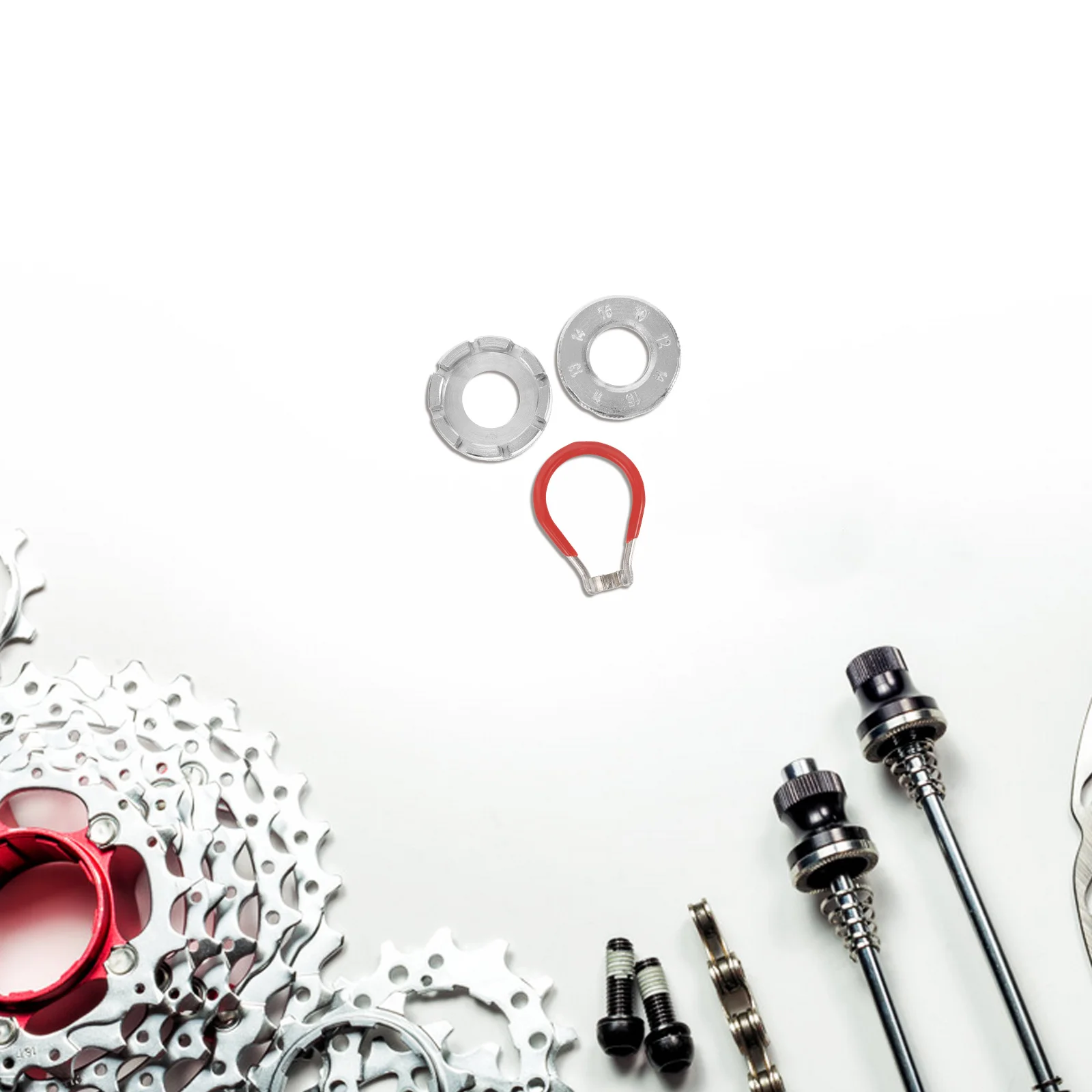 3Pcs Bike Spoke Adjustment Tool Bicycle Wheel Truing Wrench Precision Rim Alignment Spanner for Outdoor Cycling and Repair
3Pcs Bike Spoke Adjustment Tool Bicycle Wheel Truing Wrench Precision Rim Alignment Spanner for Outdoor Cycling and Repair