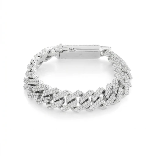 Wholesale 14mm Miami Cuban Link Bracelet 925 Silver Rhodium Iced Moissanite Hip
Wholesale 14mm Miami Cuban Link Bracelet 925 Silver Rhodium Iced Moissanite Hip