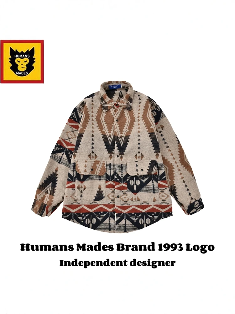 HumansMades Vintage Long Sve Collared irt Casual Ethnic Sle Men's Faion Autumn Collection Classic Button-Up Top
HumansMades Vintage Long Sve Collared irt Casual Ethnic Sle Men's Faion Autumn Collection Classic Button-Up Top