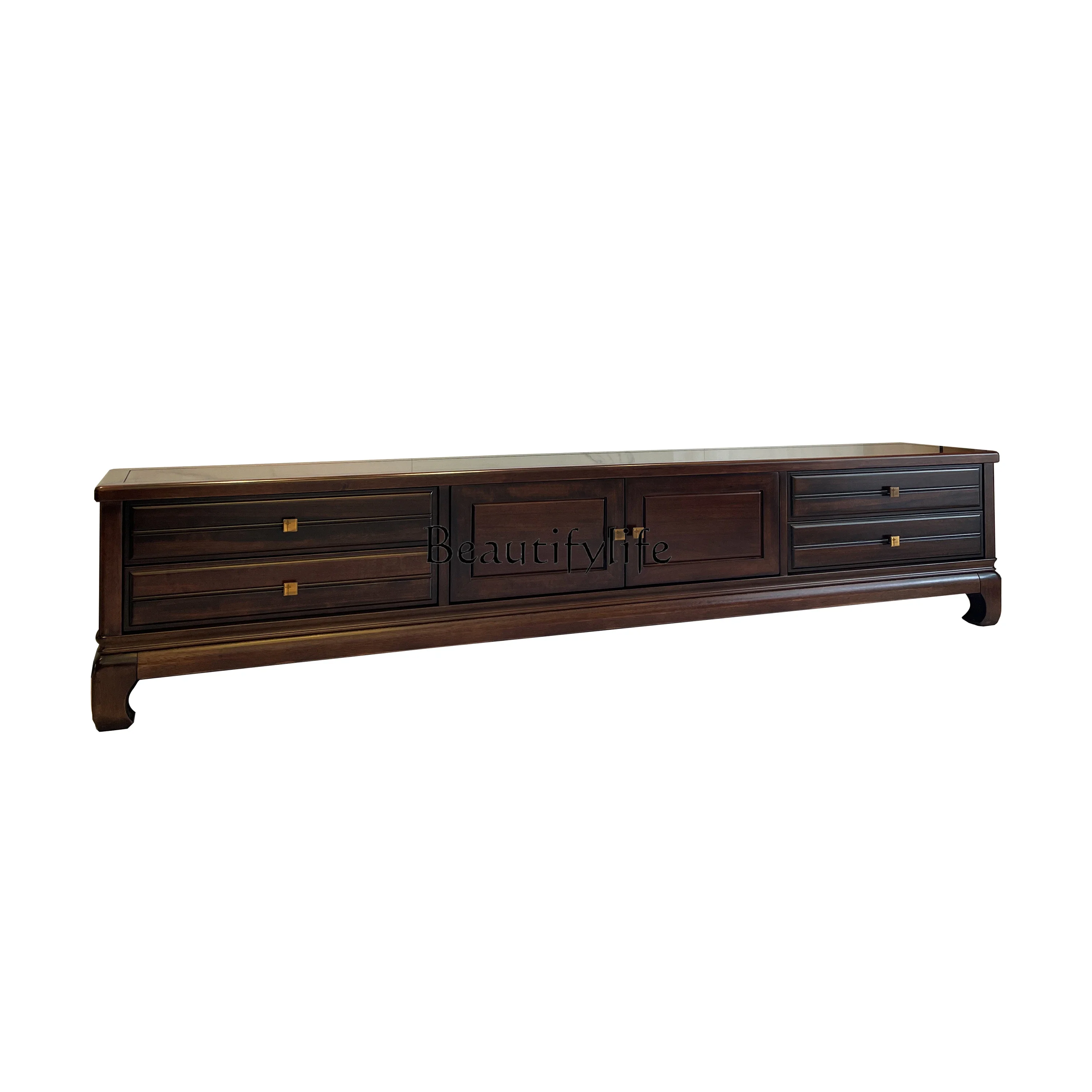 yj19 High-end new Chinese ebony TV cabinet coffee table combination high leg Chinese style
yj19 High-end new Chinese ebony TV cabinet coffee table combination high leg Chinese style