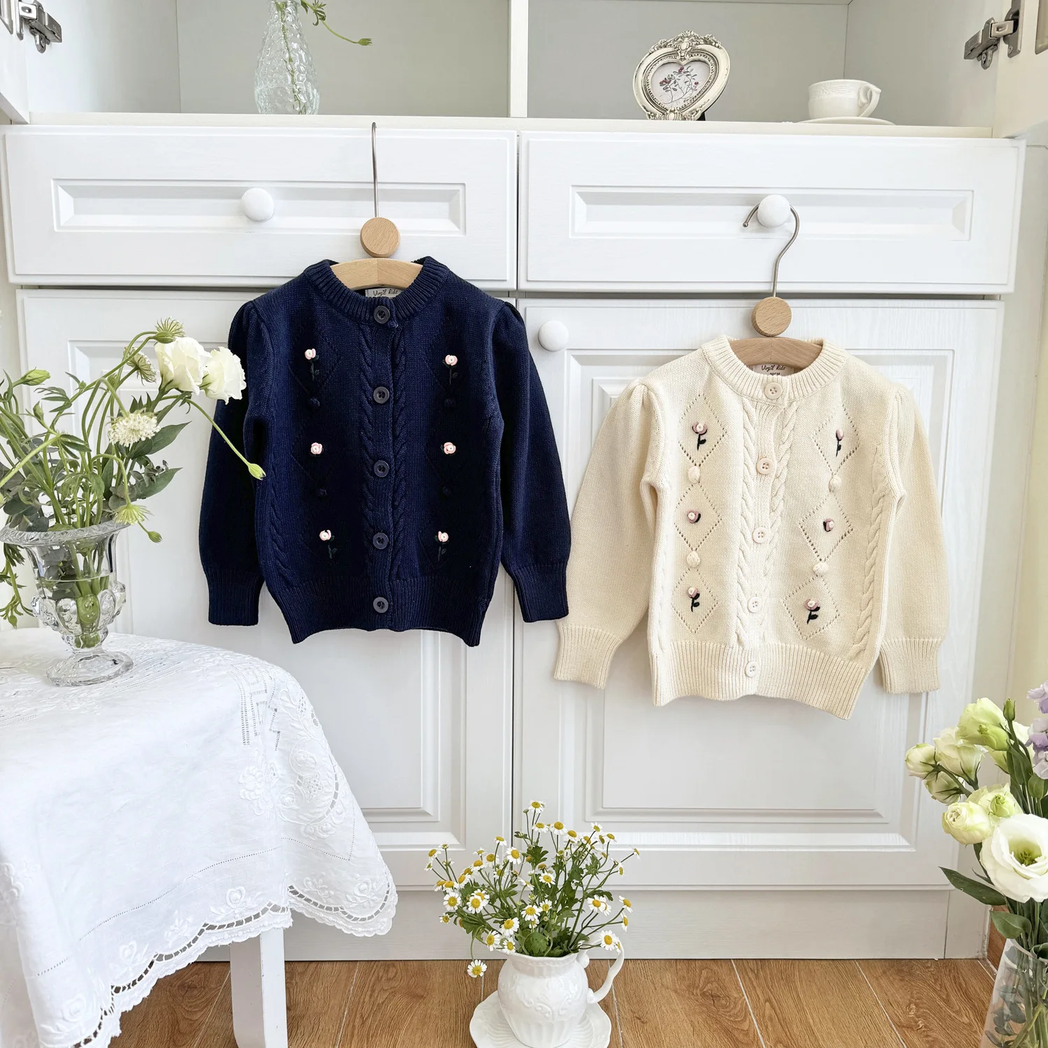Spring Autumn Baby Long Sleeve Sweater Coat Girls O-neck Cardigan Jacket Infant Toddler Flower Handmade Crochet Knitted Clothes
Spring Autumn Baby Long Sleeve Sweater Coat Girls O-neck Cardigan Jacket Infant Toddler Flower Handmade Crochet Knitted Clothes