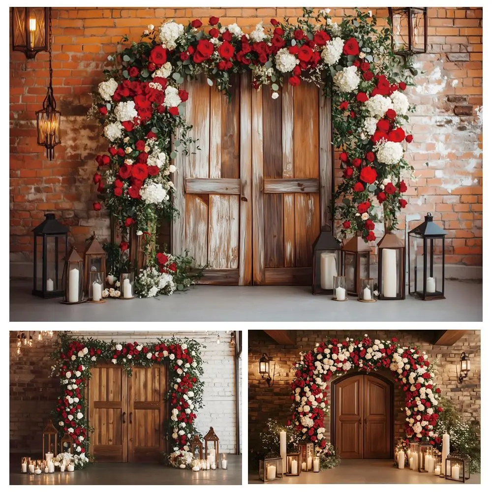 Vintage Wood Door Flowers Arch Wedding Photography Backdrop Bridal Shower Ceremony Pregnant Photo Background Photostudio Prop
Vintage Wood Door Flowers Arch Wedding Photography Backdrop Bridal Shower Ceremony Pregnant Photo Background Photostudio Prop