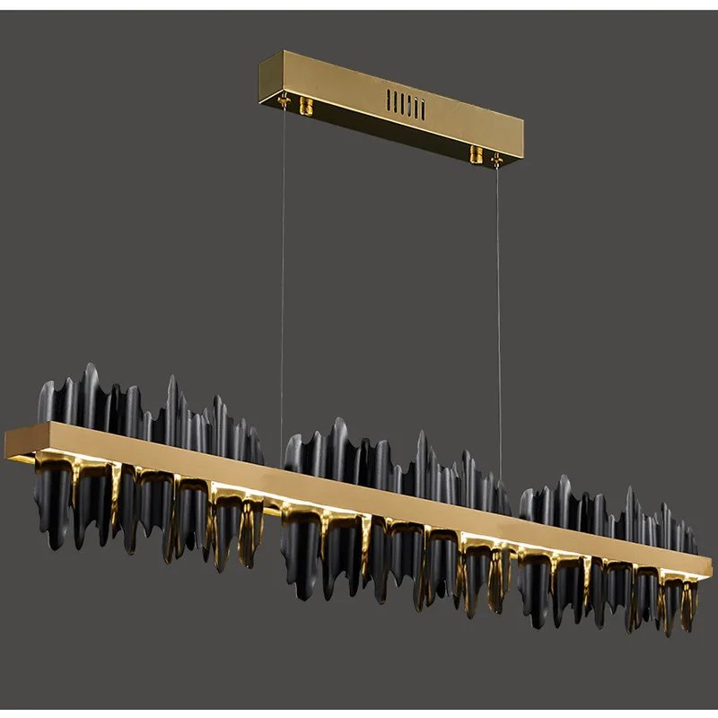 Modern Minimalist Light Luxury Restaurant Chandelier Designer Metal Creative Bar Personality Long Dining Chandelier
Modern Minimalist Light Luxury Restaurant Chandelier Designer Metal Creative Bar Personality Long Dining Chandelier