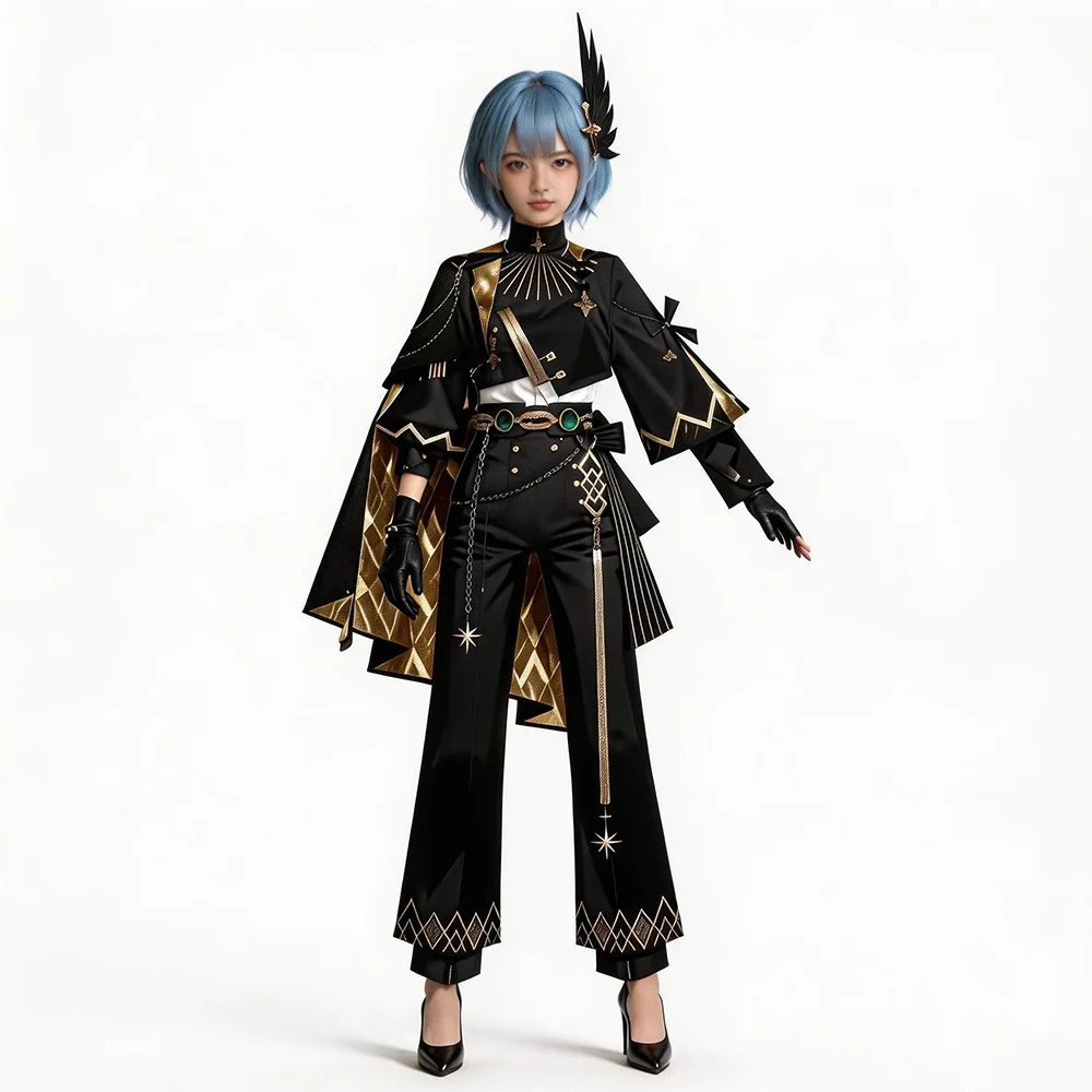 Hololive Hoshimachi Suisei Spectra Nova Concert Live Black Coat Cloak Halloween Carnival Cosplay Hoshimachi Suisei Outfits
Hololive Hoshimachi Suisei Spectra Nova Concert Live Black Coat Cloak Halloween Carnival Cosplay Hoshimachi Suisei Outfits