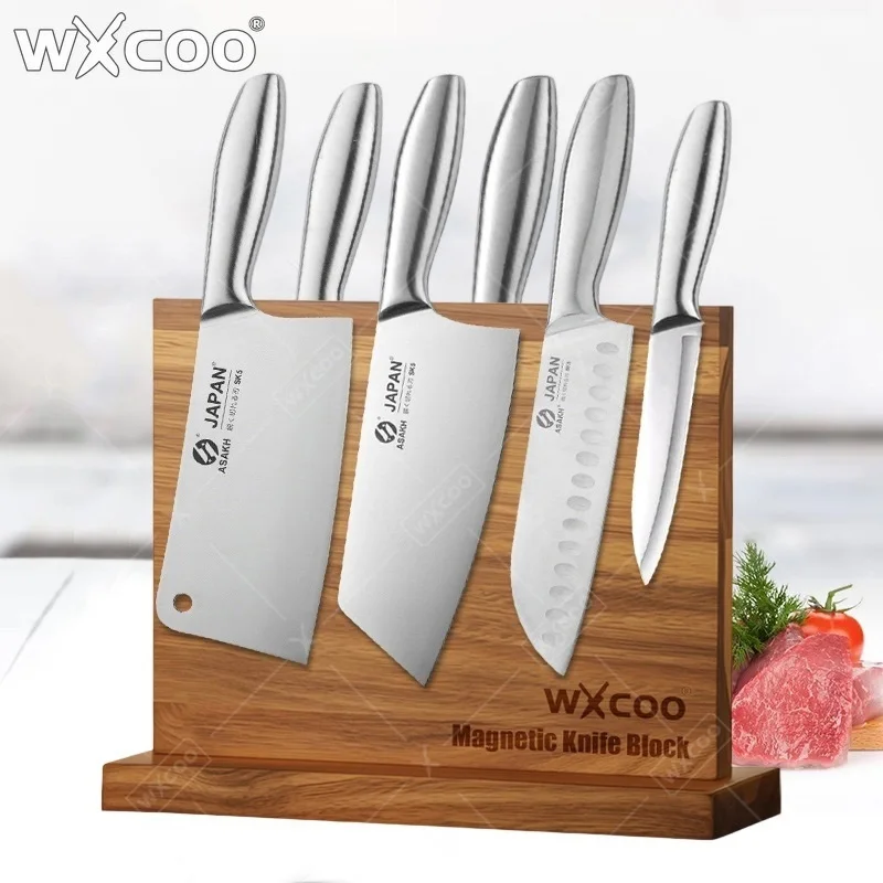 WXCOO Kitchen Knives Professional Slicing Knife Block Boning 1-7pcs Chef Chopping Meat Fruit Cleaver Stainless Steel
WXCOO Kitchen Knives Professional Slicing Knife Block Boning 1-7pcs Chef Chopping Meat Fruit Cleaver Stainless Steel