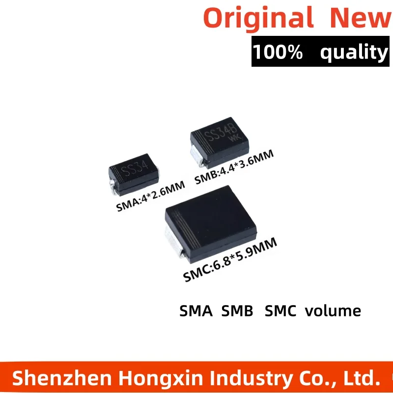 10 pieces of surface-mount diodes SS14 12 16 22 24 34 36 54 56 310 510 SMA SMB SMC
10 pieces of surface-mount diodes SS14 12 16 22 24 34 36 54 56 310 510 SMA SMB SMC