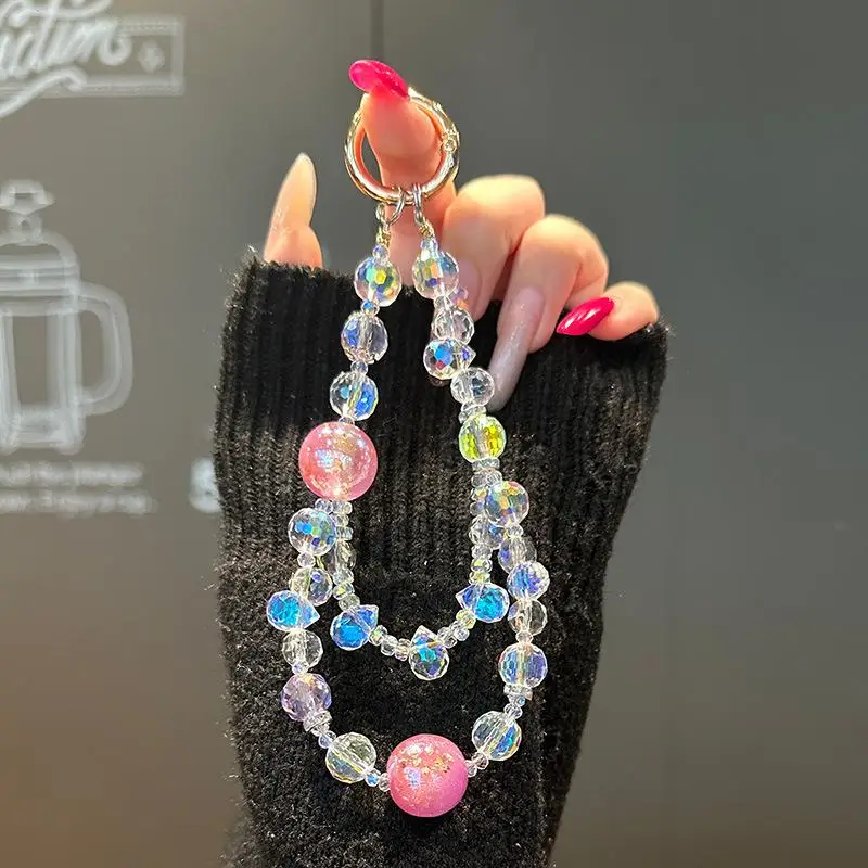 SUSU Luxury Premium Double-layer Crystal Beaded Mobile Phone Chain Wrist Short Lanyard Mobile Phone Case Pendant Bag Keychain
SUSU Luxury Premium Double-layer Crystal Beaded Mobile Phone Chain Wrist Short Lanyard Mobile Phone Case Pendant Bag Keychain